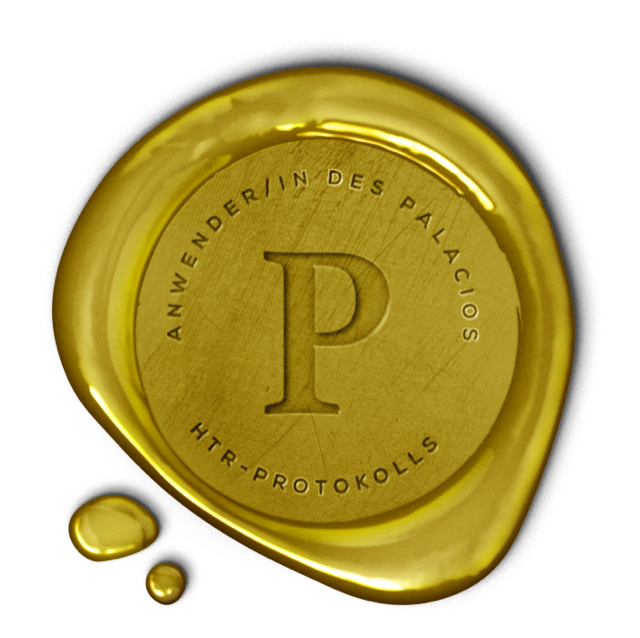 Anwenderin des Palacios HTR-Protokolls